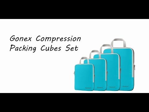 Gonex Compression Packing Cubes- Your Ideal Companion for Travel!