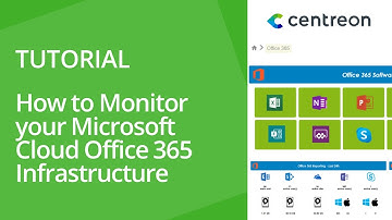How to monitor your Microsoft Cloud Office 365 infrastructure