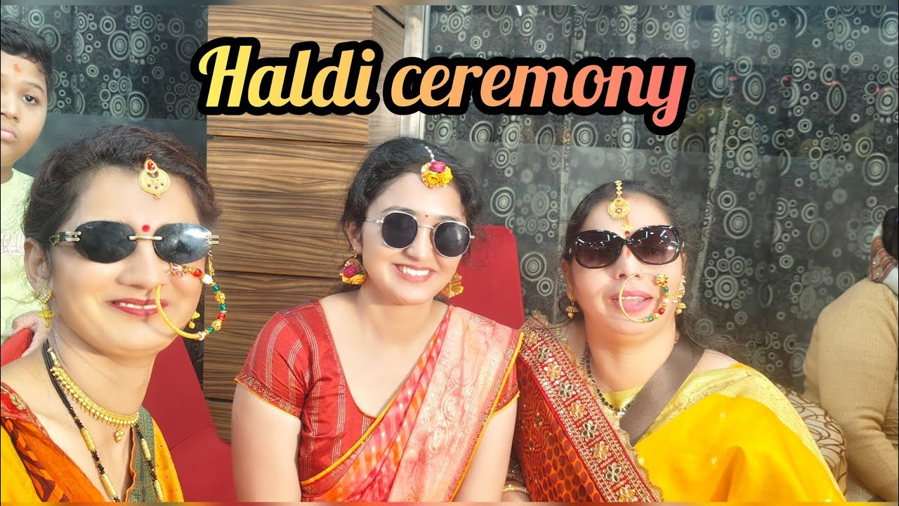 Aaj hui behna ki haldi ceremony 🥰🥰😘#priyapahadivlog #weddingvlogs 
