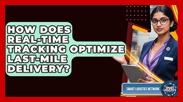 How Does Real-time Tracking Optimize Last-mile Delivery? - Smart Logistics Network