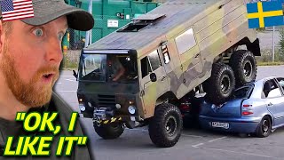 American Reacts to the Volvo Terrängbil 6X6 Truck