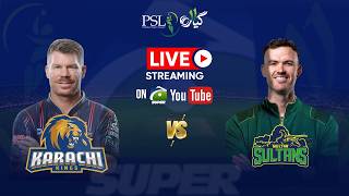 🔴 PSL LIVE: Karachi Kings VS Multan Sultans | Ball-by-Ball Score & Commentary Live Streaming Geo Sports