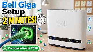 Easy Bell Giga Modem Setup in 2 Minutes (Complete Tutorial) 2026