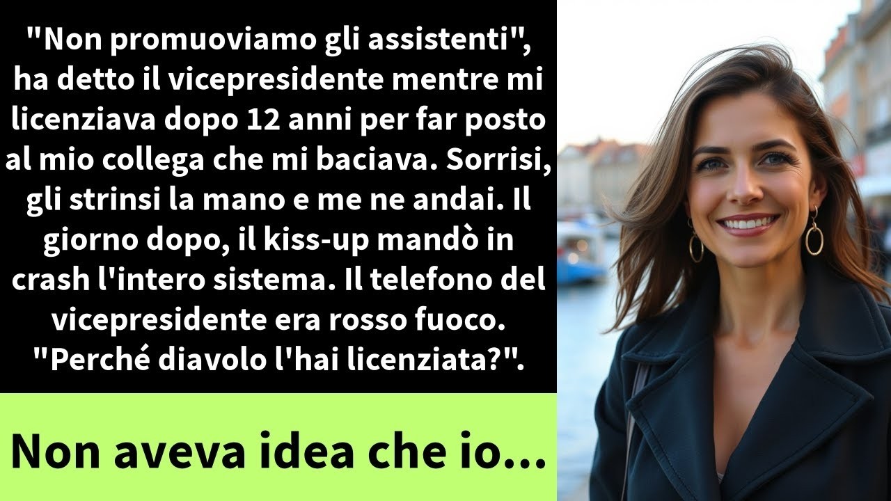12 anni di lavoro cancellati in 12 secondi. Marcus Grant pronunciò il mio nome come se stesse liquidando una fornitura in eccesso. «A effetto immediato.» Il suo sorriso era seta. Il veleno era...