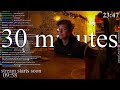 LATE-NIGHT LIVE | 30-MINUTES study with me 📚⛈️ rain & thunder sounds