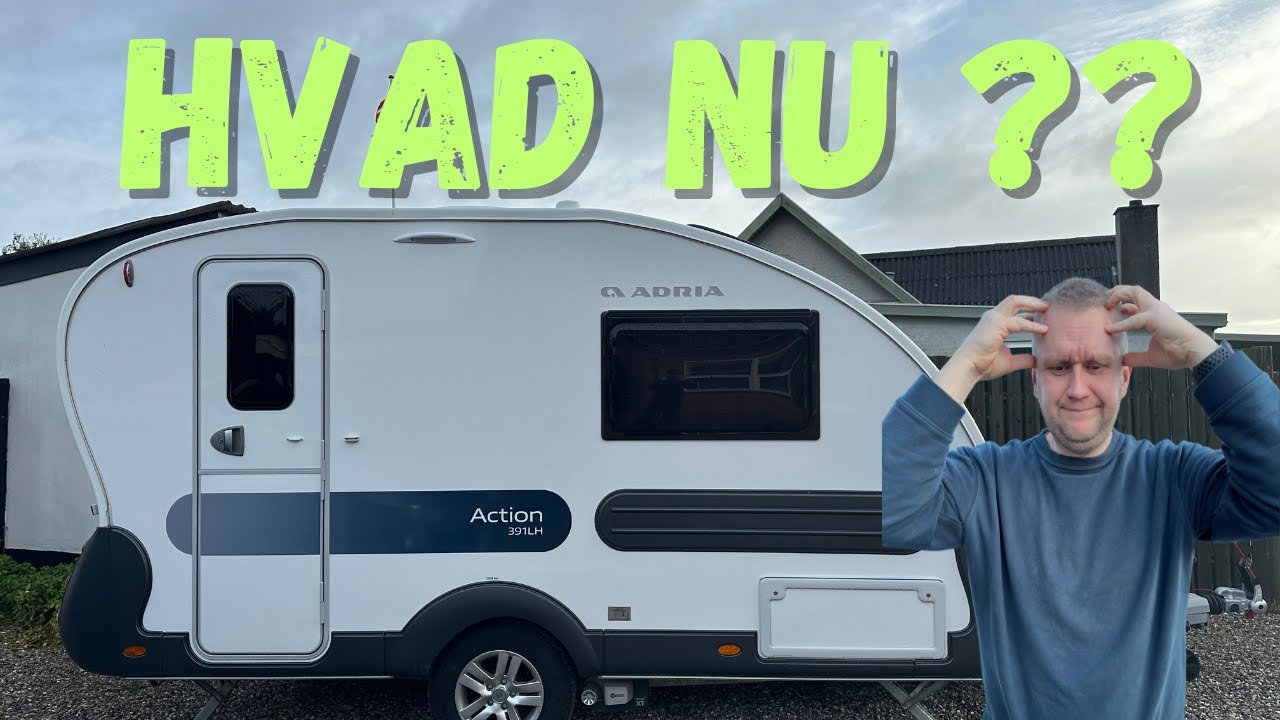 Campingvognen skal til mekaniker #øv #hvadnu #campingliv 