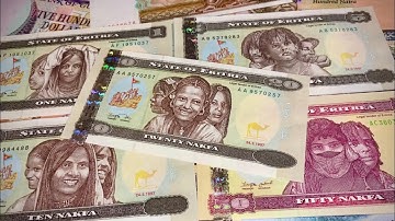 ✅ AMAZING MONEY WORLD: ERITREA Banknotes! 🇪🇷🐪🌍