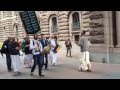 Hare Krishna Chanting outside the Swedish parliament