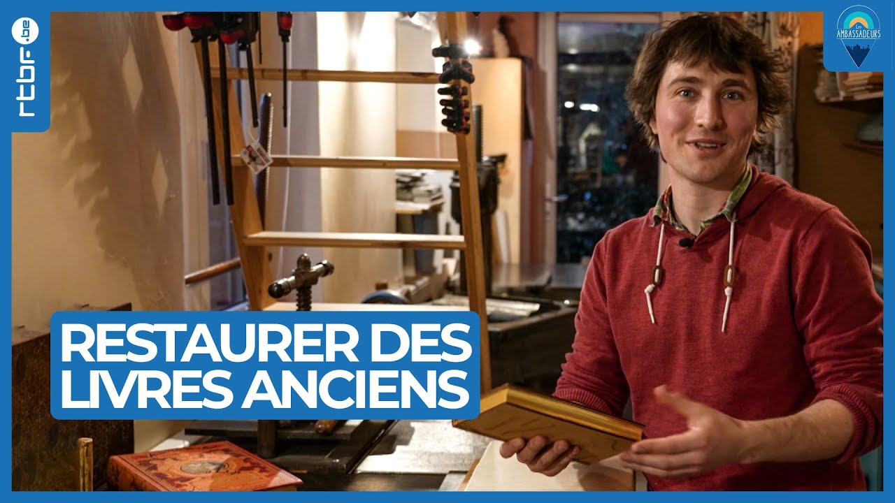 Restaurer des livres anciens : la passion d'Alexandre à Namur - Les Ambassadeurs