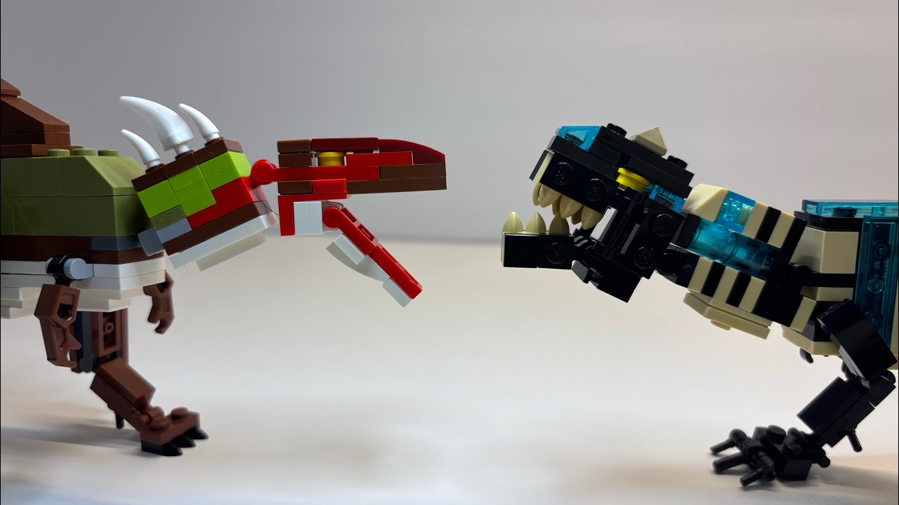 LEGO Jurassic World Majungasaurus vs. Becklespinax | Jurassic World ...