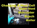 Changing a Worcester Bosch Heat Exchanger ( Heat Cell ) Open Vent