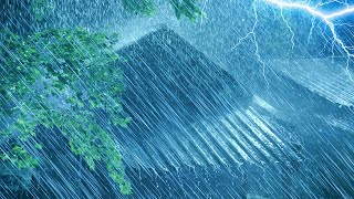 Deep Sleep Instantly in 3 Minutes with Heavy Storm Rain on Tin Roof, Powerful Thunder & Storm Wind by AMANDA 1,190 views 1 month ago 12 hours