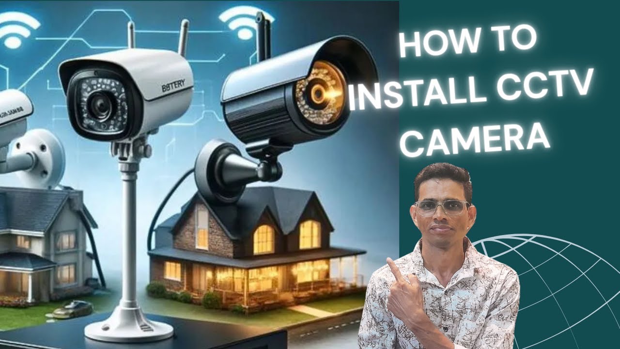 How to Install CCTV Camera - YouTube