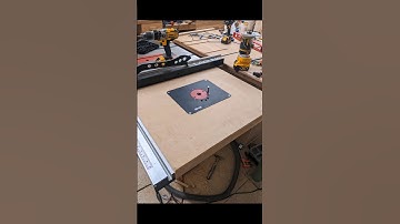 router table extension wing #woodworking #tablesaw #tools #powertools