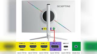 Review: Sceptre Curved 32-inch QHD Gaming Monitor 2560 x 1440 up to 165Hz 144Hz 1ms HDR1000 99...