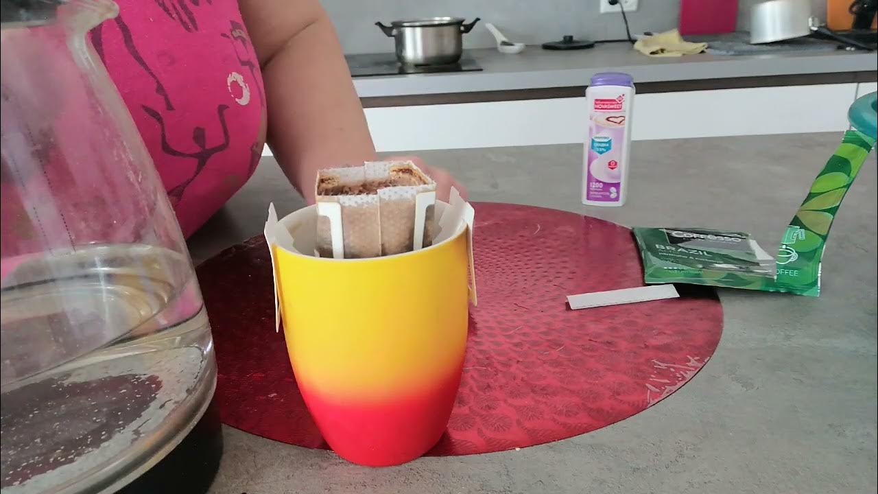 Как заваривать дрип - кофе. - YouTube