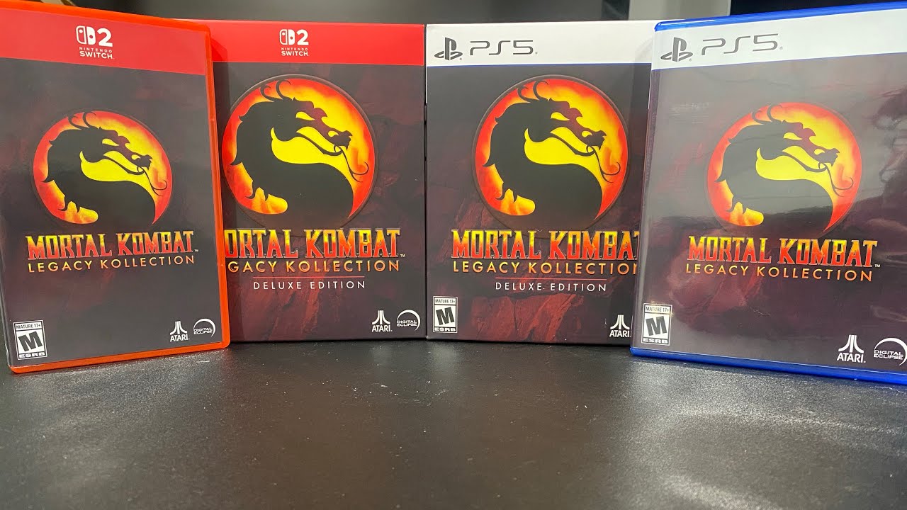 Распаковка коллекционного издания Mortal Kombat Legacy Deluxe Edition для PS5 и Nintendo Switch 2