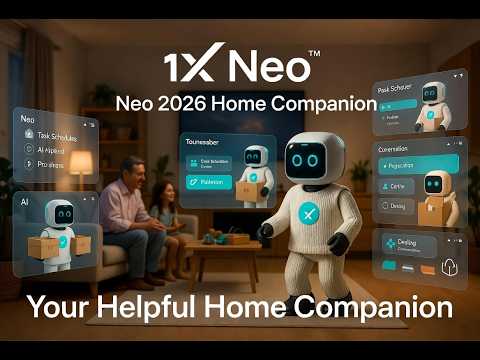 1X Neo: The Gentle Home Humanoid Robot That Actually Helps.