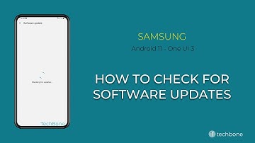 How to Check for Software updates - Samsung [Android 11 - One UI 3]