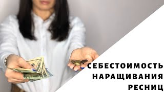 Себестоимость наращивания ресниц. Как посчитать затраты на материалы ?