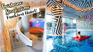 How COOL is this Hotel?! W Brisbane Hotel Staycation | Queensland Travel Vlog