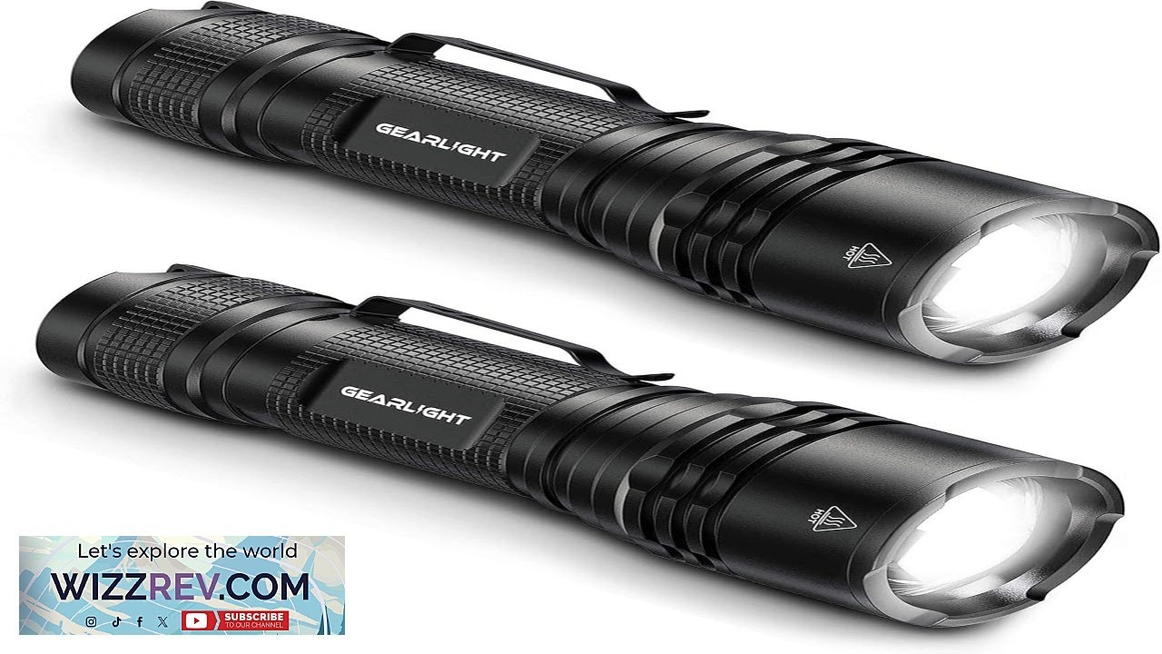 GearLight LED Tactical Flashlights High Lumens Mini Flashlights for EDC Carry Review