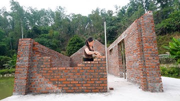 Talented Women Building Houses on the Lake - Assembling Steel and Making Concrete Floors, Part 2