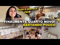 FINALMENTE QUASE PRONTO O QUARTO DAS MENINAS, TRANSFORMAÇÃO GASTANDO POUCO, ELA FEZ O BOLO PRA MIM😍