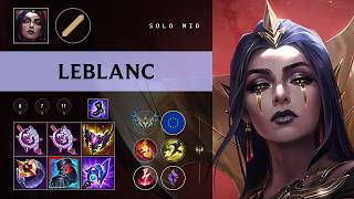 LeBlanc Mid vs Galio - EUW Challenger Patch 26.08