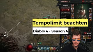 Diablo 4 - Season 4: TEMPOLIMIT beachten