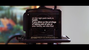Using a Teleprompter for Interviews