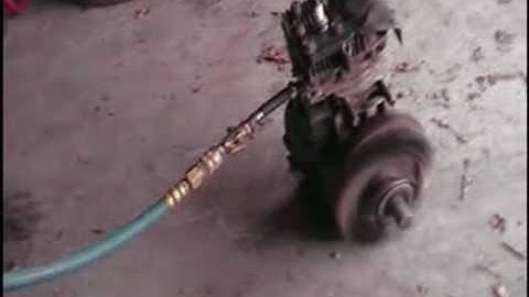 Briggs and Stratton Converted to Compressed Air