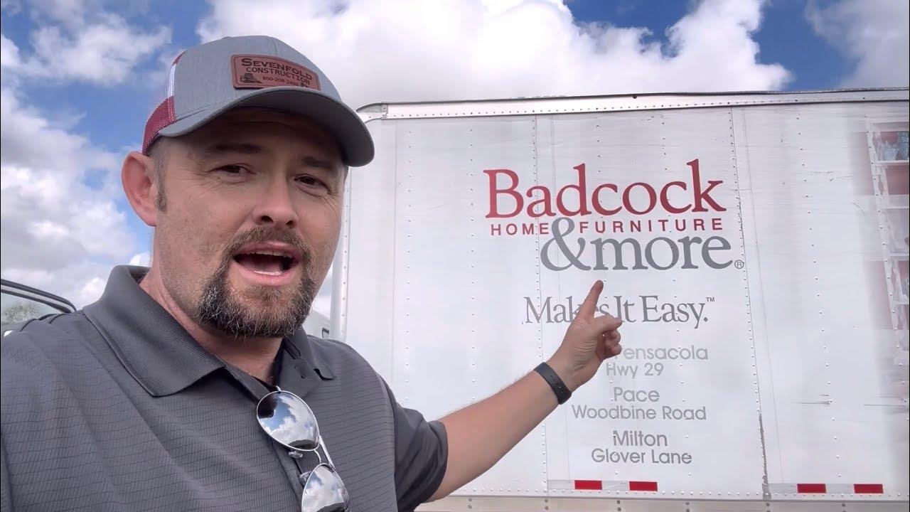 Shout out to Badcock Furniture!! my furniture delivery! YouTube