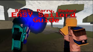 Block, Parry, Dodge: An Easy Sailord Guide | Roblox Pilgrammed