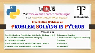 Problem Solving in Python on 07.05.2020