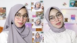 Tutorial Hijab Kacamata Untuk Lebaran Simpel - Durasi: 6.27. 