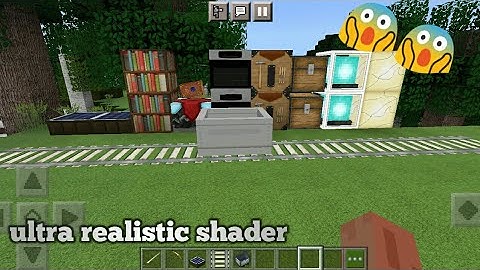 top 1 shader 😱😱 mcpe 1.18|| support ram 1 gb || realism mats_for_low device (copyright free music)