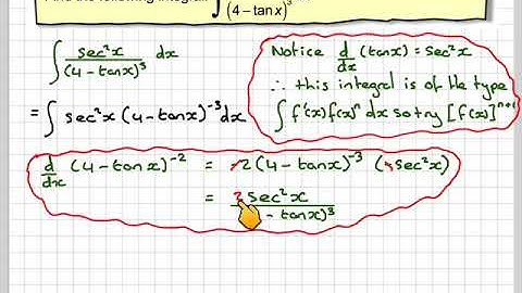 Integral of the type f