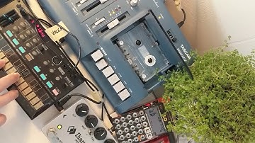 for sure / po33 + pedals + tape loop