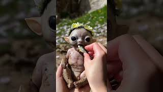 It Turns Out That The Alien Baby Likes To Eat Fish.