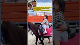 Moment gemesss #tehran naik kuda,Enjoyy bangett tampa ada rasa takuttt 🤣 #viral #raffiahmad #artis