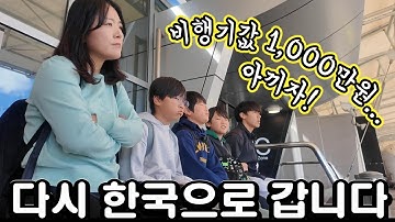 다시 한국으로 갑니다 - 뉴질랜드 대가족 출국 브이로그 | 비행기값만 1000만원!? | 아들넷과 한국행 비행기 탔습니다✈️ㅣ여러분께 깜짝 소식 전합니다ㅣ새벽 5시반 아들넷 도시락