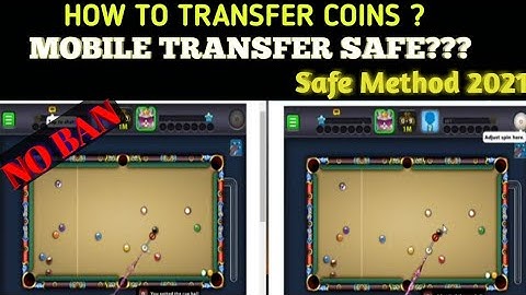HOW TO TRANSFER COINS IN 8 BALL POOL | LATEST METHOD OF 2021| NO BAN !!!