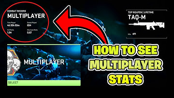 HOW TO SEE YOUR MULTIPLAYER STATS IN MW2! (Modern Warfare 2)