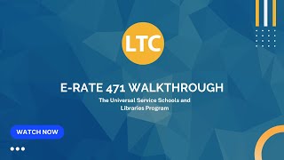 E-Rate Form 471 Demo (with New Service Example)