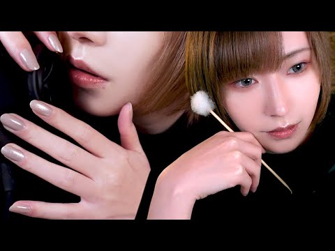 【ASMR】耳元で囁く音付きオノマトペ！囁きながらのゾワ音6種【音フェチ】