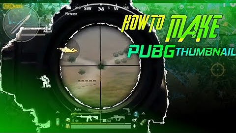 How To Make Pubg Thumbnail LIke A Franky Gamer | In PS Touch | Pubg Thumbnail Kaise Banaye |