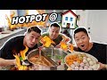 BEST WAY TO EAT CANTONESE HOT POT AT HOME! (Da Bin Lo) | Fung Bros