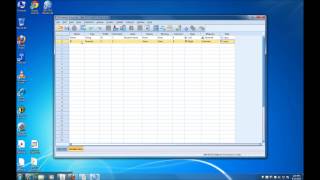 Defining Variables and Entering Data in SPSS