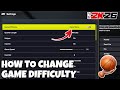 How to CHANGE GAME DIFFICULTY in NBA 2k26 - Quick Play &amp; MyNBA - Easy Guide